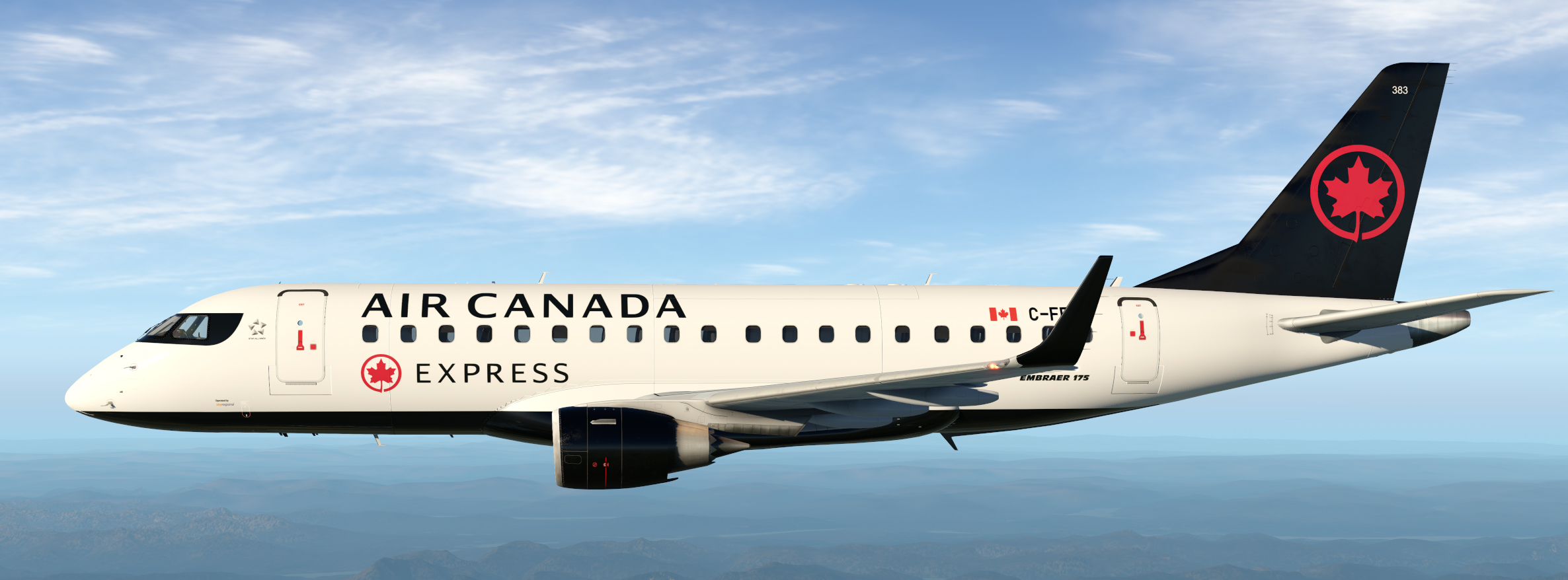 Avion de ligne Air Canada Express